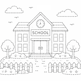A4 Size Printed Drawing Sheet – School Drawing (Code – 1401)