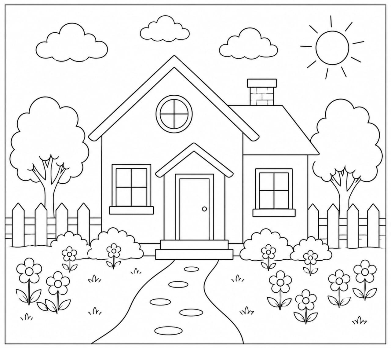 A4 size printed drawing sheet house drawing