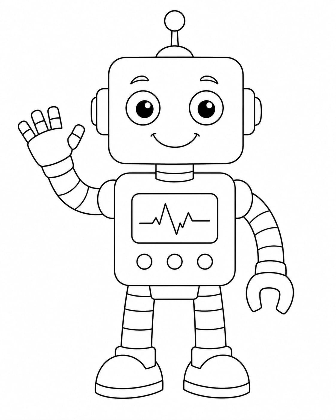 robot drawing