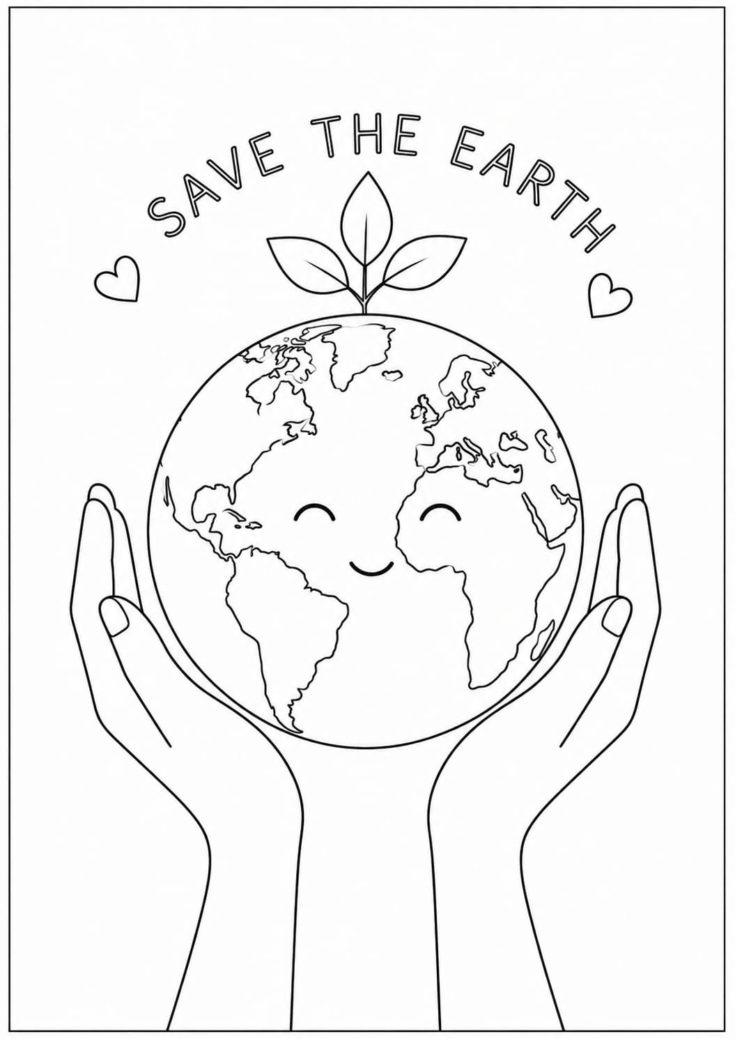 save earth drawing