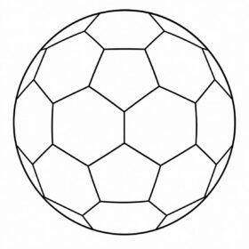 A4 Size Printed Drawing Sheet – Football Drawing (1501 )