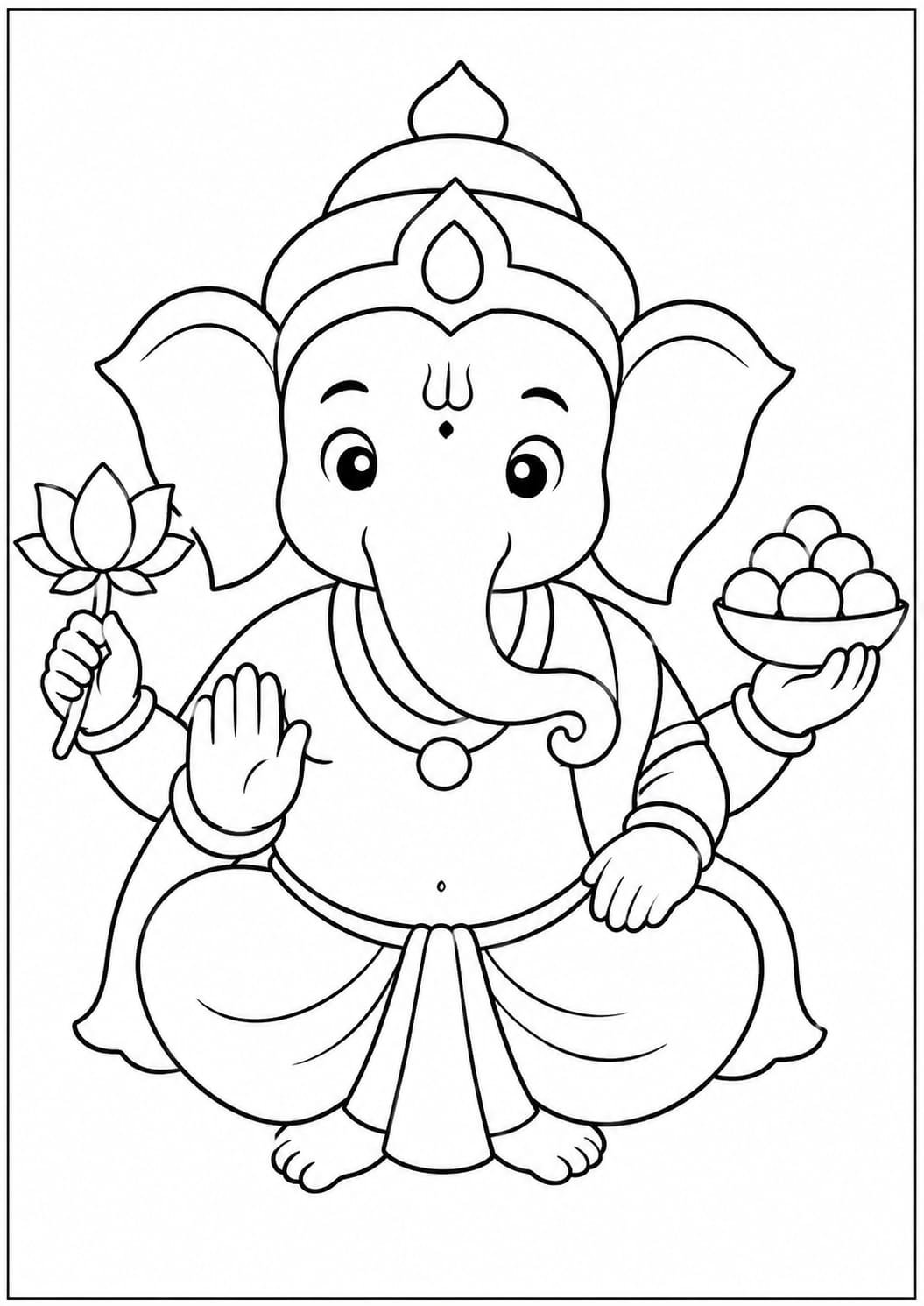ganpati bappa drawing
