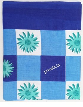 Single Bed Cotton Bed sheet blue
