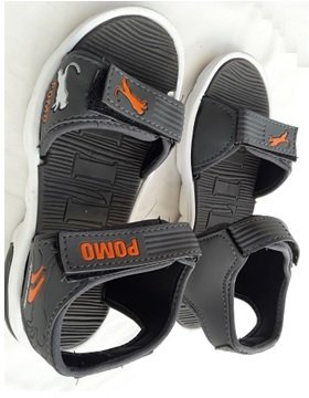 PU Sandals for Men Grey