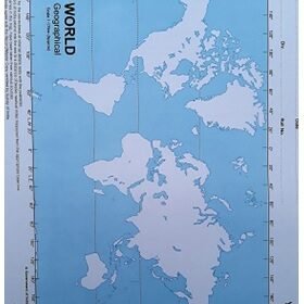 World Physical Map for Practice