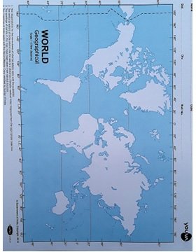 World Physical Map for Practice