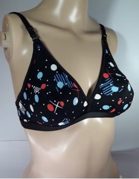 Hosiery Printed Plung Bra