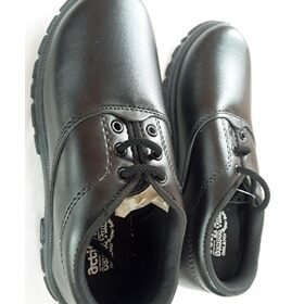 Action Boys School Shoes Black