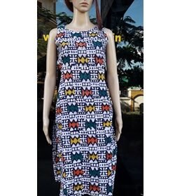 Batic Printed Sleeveless Cotton Kurtis