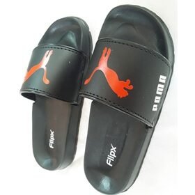 Flipx kids slide slippers Black