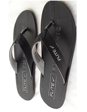 Gents Black Casual Slippers