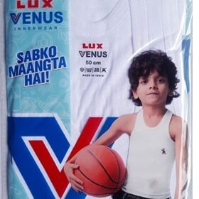 Lux Venus Boys Vest White 1 Pc