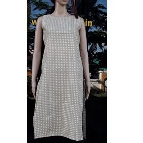 Sleeveless Cotton Kurtis | Grey