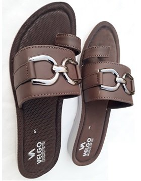 Stylish Brown Flat Chappals For Women