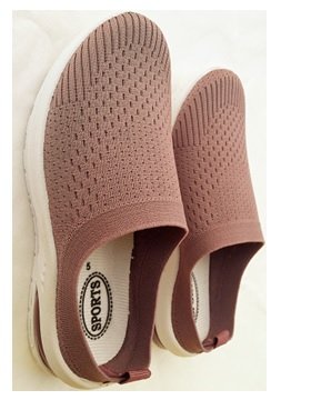 Women Slip-On Walking Shoe Black