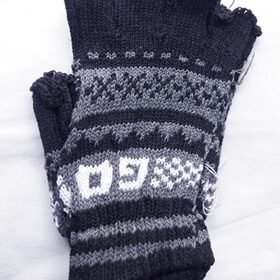 Woolen Winter Fingerless Gloves for Boys & Girls