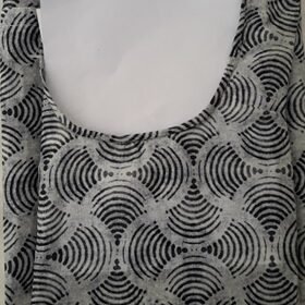 Grey Printed Cotton Kurtis