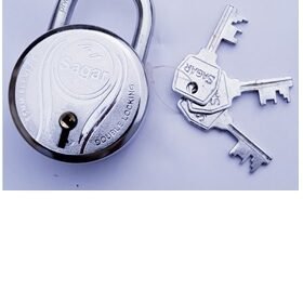 65 mm Pad lock with 3 keys