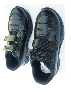 Black School Shoes for without laces hy school gola