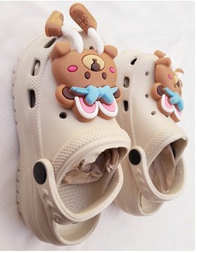 Clogs for Boys and Girls Beige