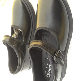 Girls School Shoes Black