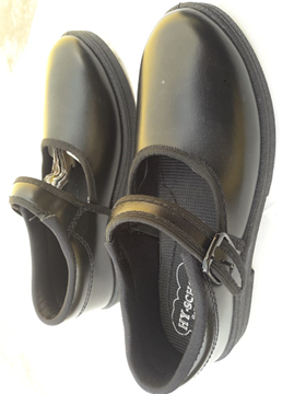 Girls School Shoes Black