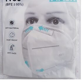N95  White Face Mask