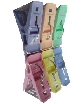 Plastic Cloth Hanging Clips Set of 24 Piece