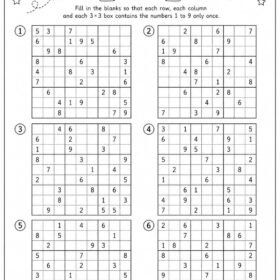 Sudoku Puzzle | a4 Printed (Code-3011,12,13)