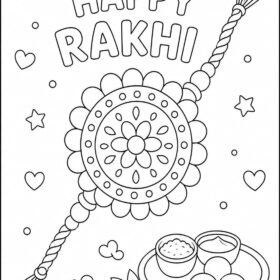 Rakhi Drawing | A4 Printed (Code-307)