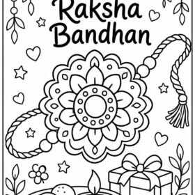 Rakhi Drawing | A4 Printed (Code-308)
