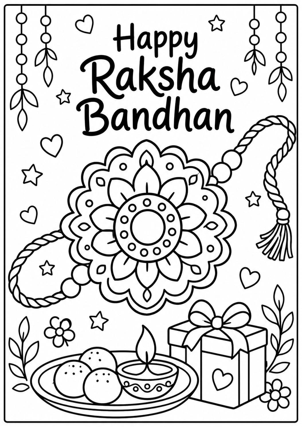 rakhi drawing