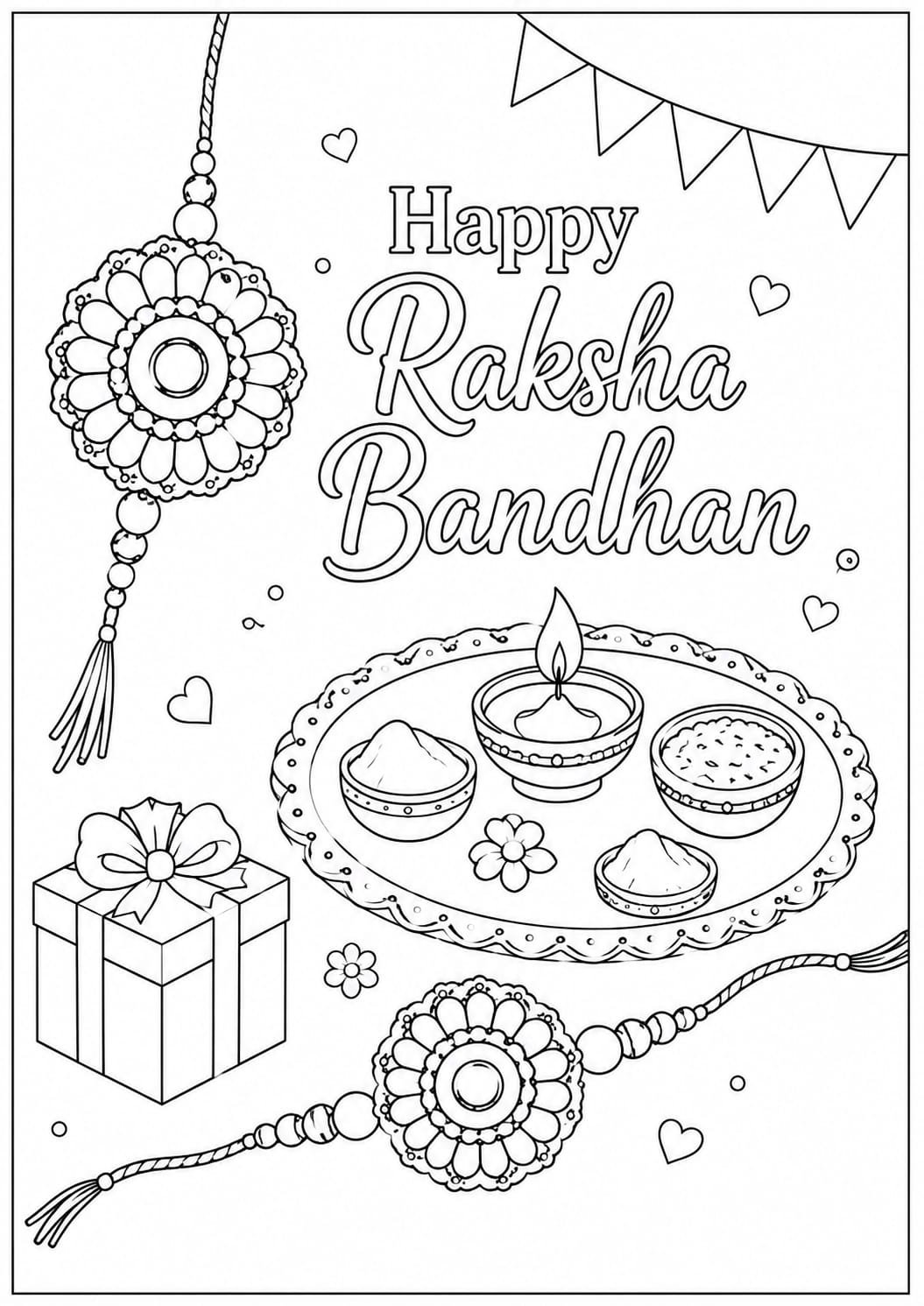 raksha bandhan drawing