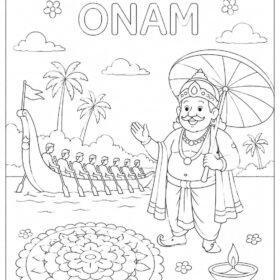 Onam Drawing – A4 Size Printed(Code-326)