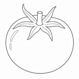 A4 Size Printed Drawing Sheet – Tomato Drawing(Code – 612)