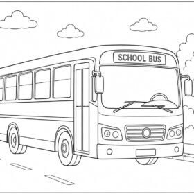 A4 Size Printed Drawing Sheet – Bus Drawing (806)