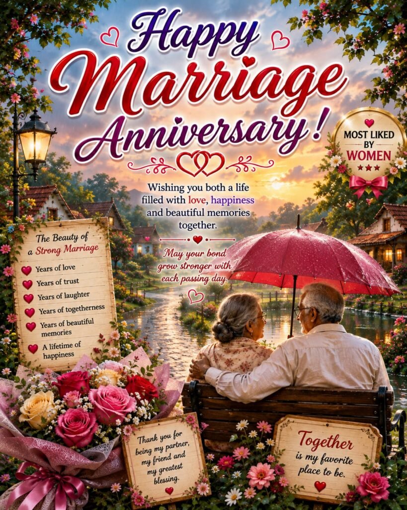 Happy Marriage Aniversary Wish image 