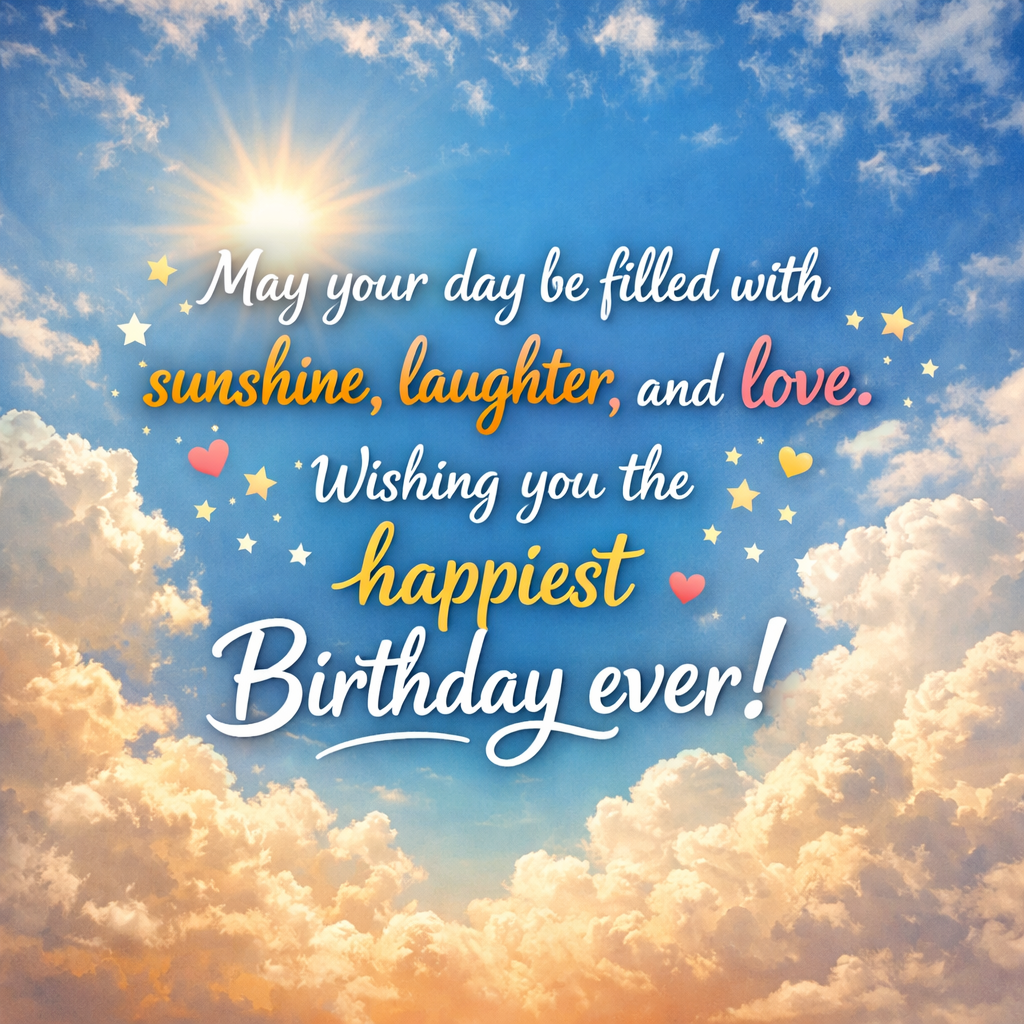 happy birthday wishes in english