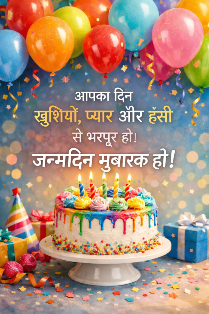 happy birthday wishes in Hindi