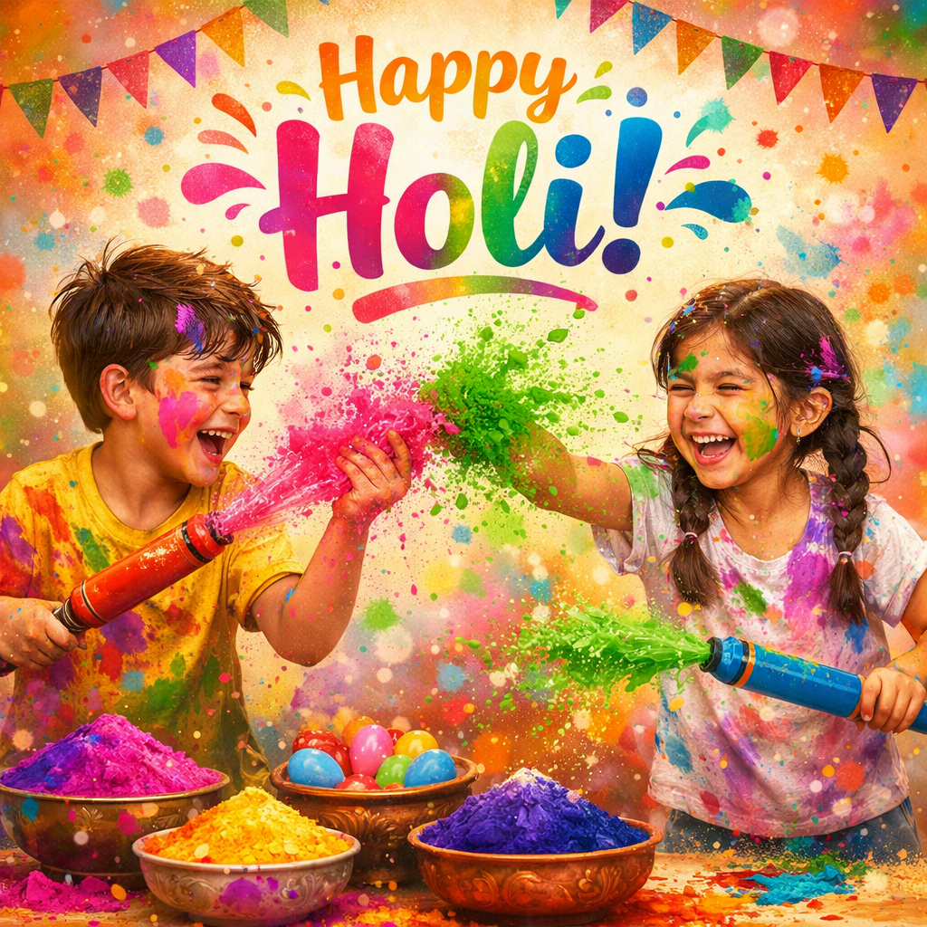 happy holi wish
