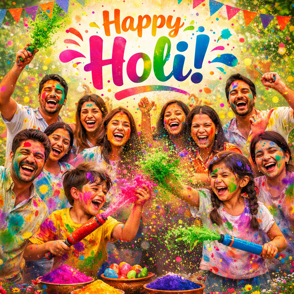 happy holi photo
