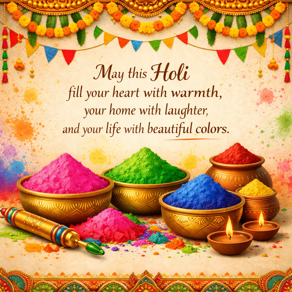 happy holi wishes in english